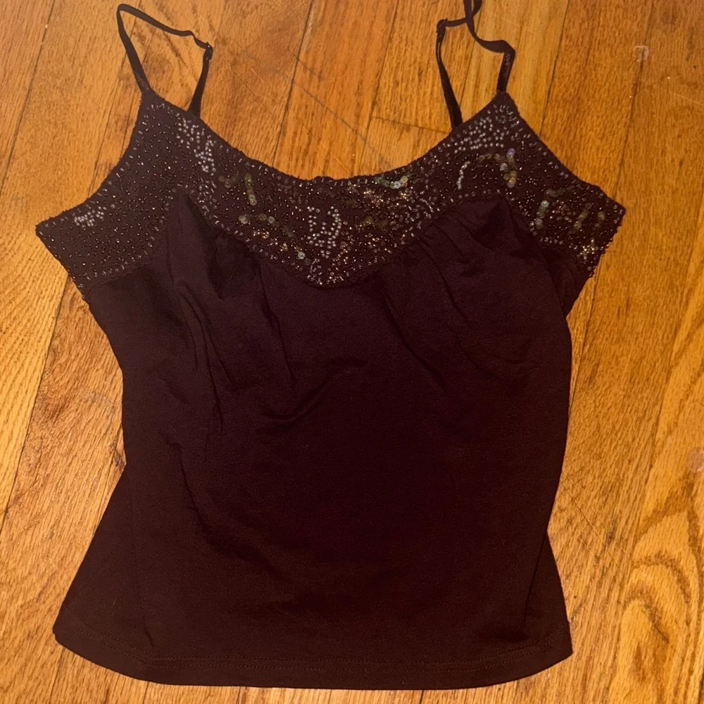 Express| Vintage Y2K Embellished Tank - Picture 3 of 5